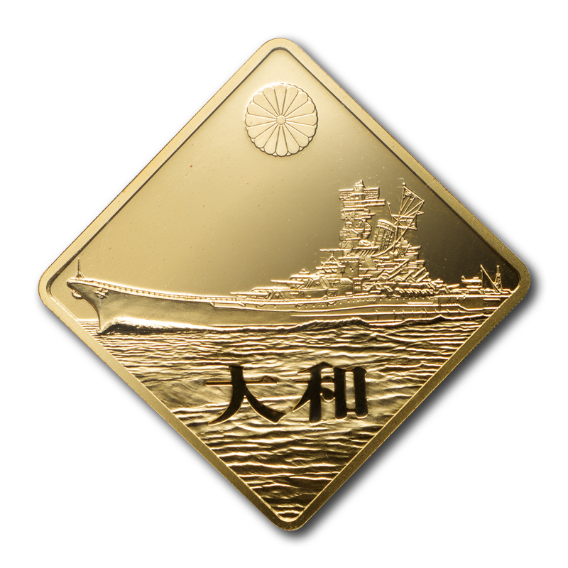 パラオ共和国 2008年銘『戦艦大和500ドル大型金貨』 - 【東京書芸
