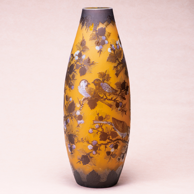 エミール・ガレ『雀大花瓶』 | 東京書芸館公式通販ウェブサイト 