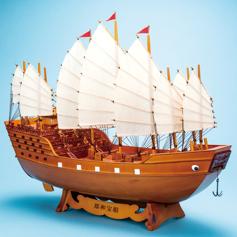 帆船の模型21(全てハンドメイド)