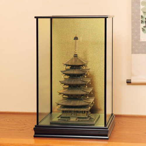 五重塔52cm縮小版『特製ガラスケース』 - 【東京書芸館公式サイト 