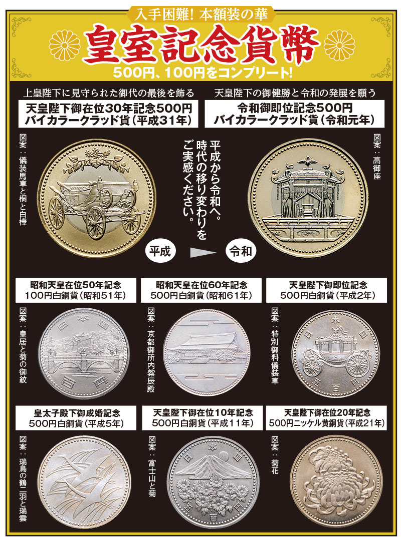 2020年版 飛鳥～令和『日本歴代貨幣』 | 東京書芸館公式通販ウェブ