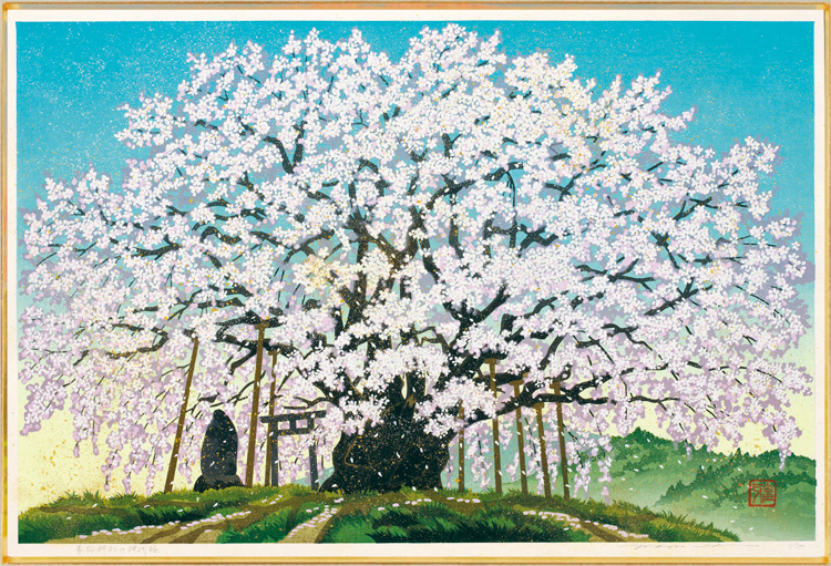 素桜神社の神大桜