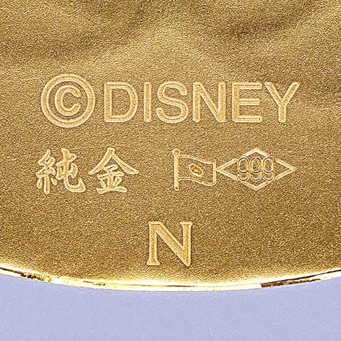 Disney監修『ディズニー100純金小判』小 | 東京書芸館公式ウェブ