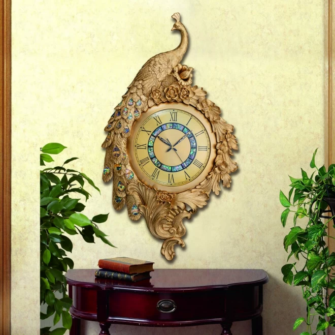 王宮螺鈿時計『皇帝孔雀』