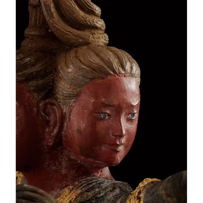 喜多敏勝原型 青銅漆仕上『阿修羅像』