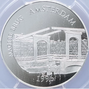 フランス 1996年銘『500フランプラチナ貨幣』　アムステルダム