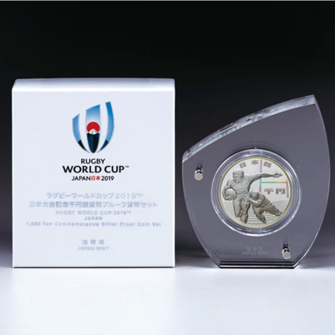 ラグビーワールドカップ2019日本大会記念千円銀貨』 | 東京書芸館公式 ...