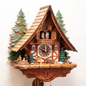 アントン・シュナイダー　カッコウ時計『大きな木のある愉快な家』