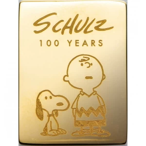 チャールズ・M・シュルツ生誕100周年記念『スヌーピーの純金プレート』