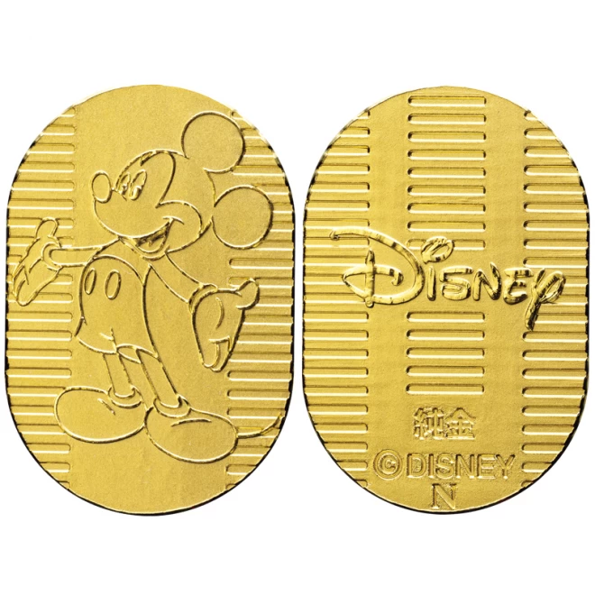 Disney社 正規品 純金『ミッキーマウス 小判』【 大 10g 】
