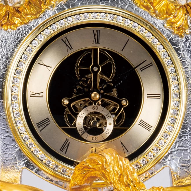『黄金双馬』黄金宮廷置時計