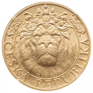 チェコ造幣局2022年発行『ライオン金貨』