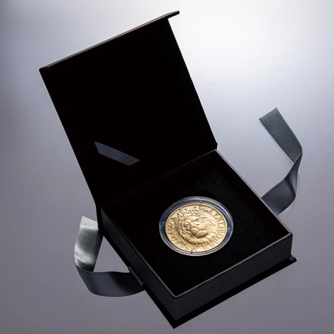 チェコ造幣局2022年発行『ライオン金貨』