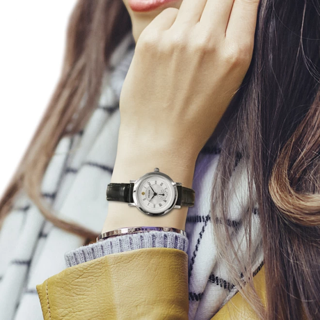 Dジャンク村松時計 菊紋 トノー型 腕時計 SV925 シルバー クォーツ プリンス