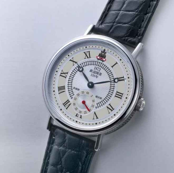FULTON 鉄道開業150年記念『銀製腕時計』男女セット