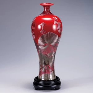 結晶釉陶磁器『大福輪梅瓶』