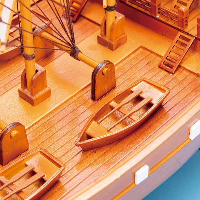 椴松　帆船模型　鄭和『宝船』