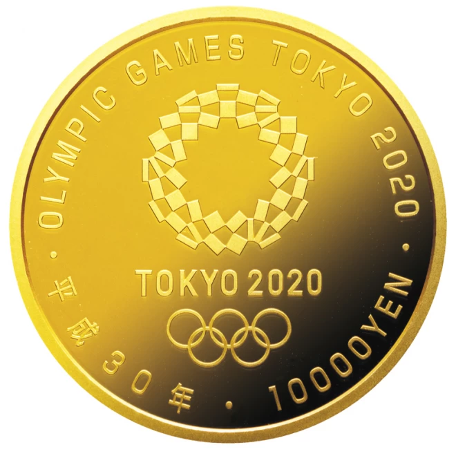 『東京2020オリンピック 1万円プルーフ金貨』【流鏑馬と心技体】