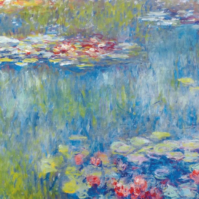 クロード・モネ　彩美版シルクスクリーン手刷り『睡蓮の池、緑の反映』