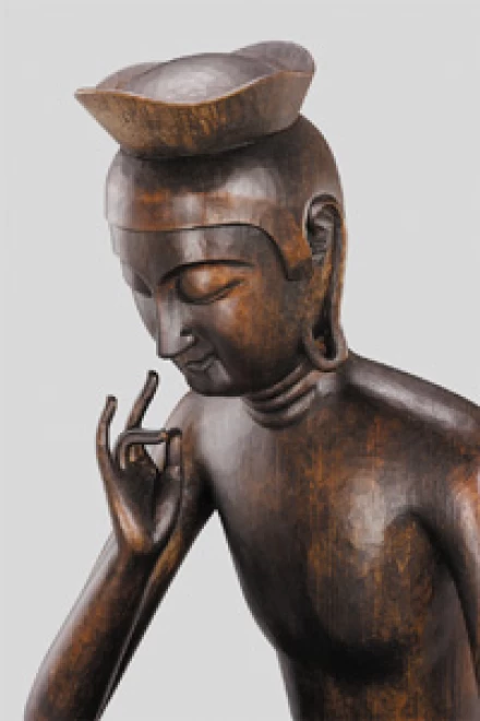 木彫 『弥勒菩薩半跏思惟像』 - 【東京書芸館公式サイト 】国内外の