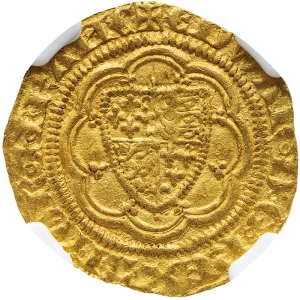 イギリス　エドワード3世『1/4ノーブル金貨』