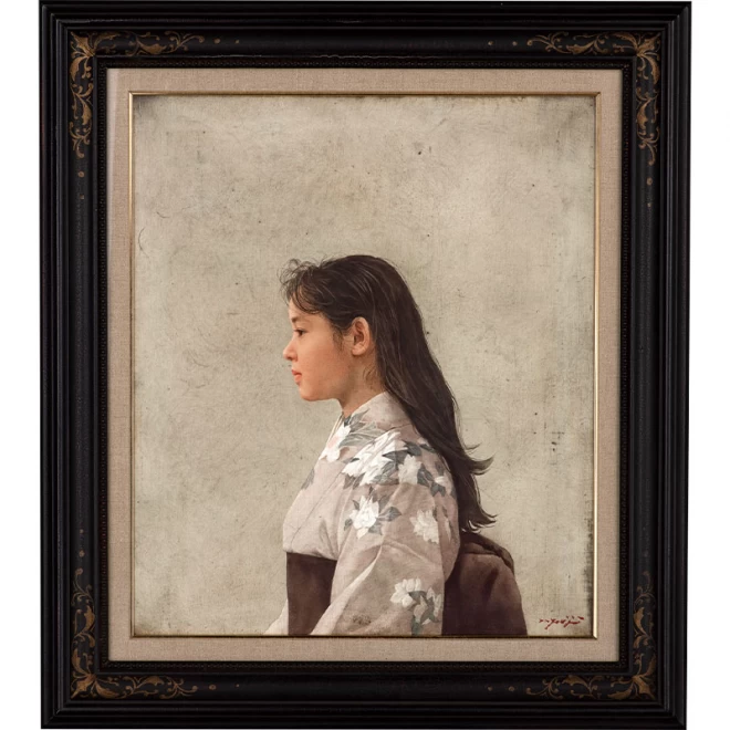 藤井勉 肉筆『少女』 - 【東京書芸館公式サイト 】国内外の優れた美術