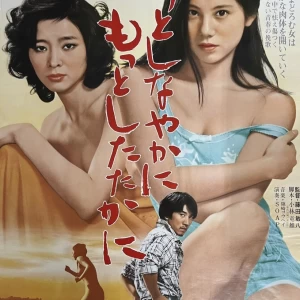 プレミアポスター　藤田敏八監督『もっとしなやかに もっとしたたかに』