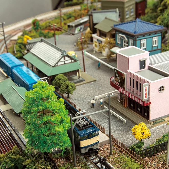 東京書芸館 昭和ふるさと鉄道 鉄道風景模型完成版 ジオラマ Nゲージ 