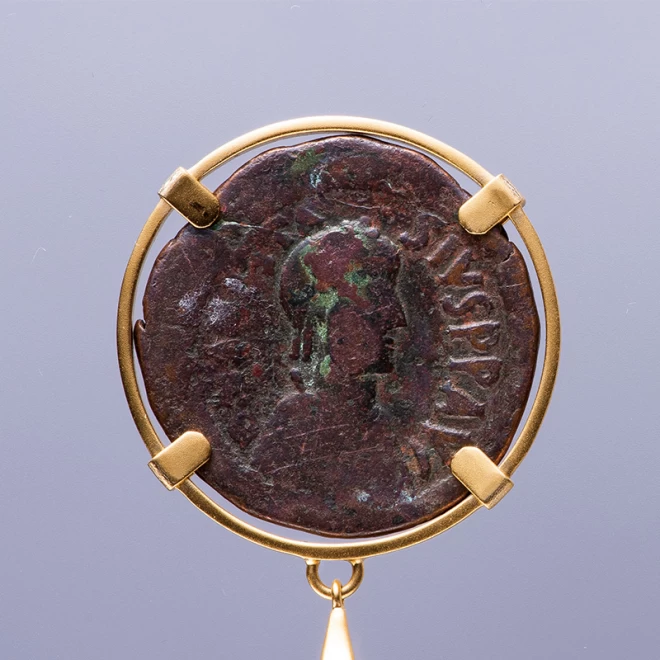 青銅貨ペンダント『アナスタシウス帝』
