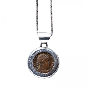 青銅貨ペンダント『コンスタンティウス2世』