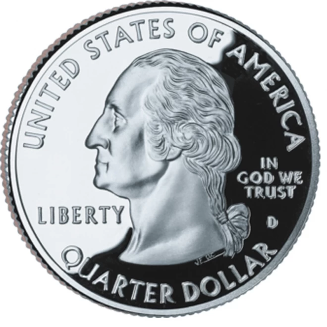 『アメリカ合衆国25セント貨幣56種総覧』