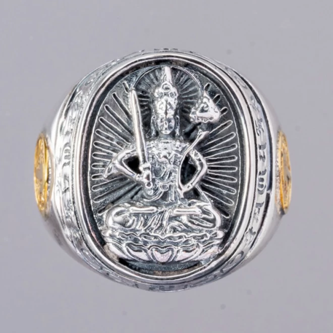 銀製『八大守護仏指輪』