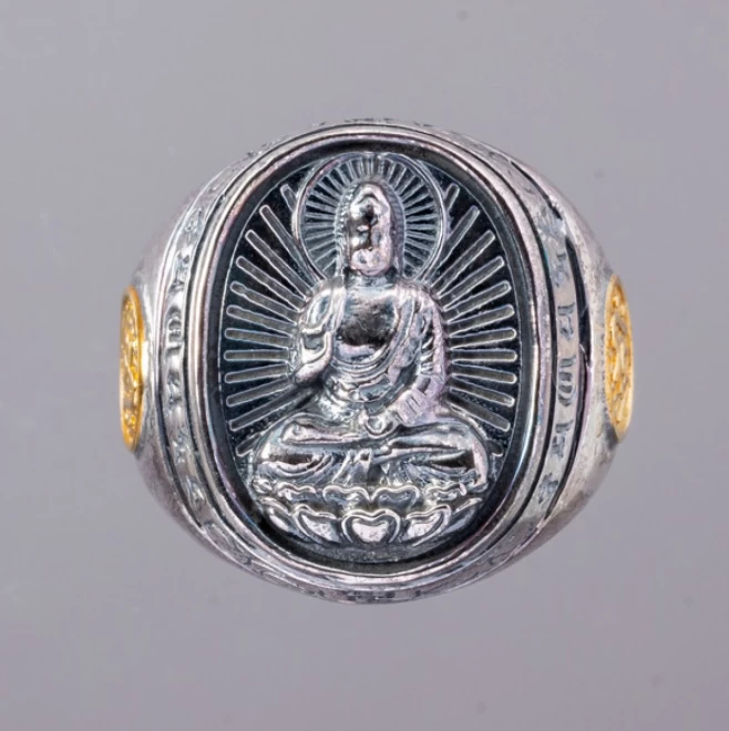 銀製『八大守護仏指輪』