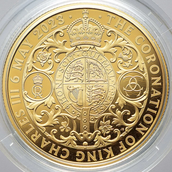 英国王立造幣局『国王チャールズ３世戴冠記念100ポンドプルーフ金貨』