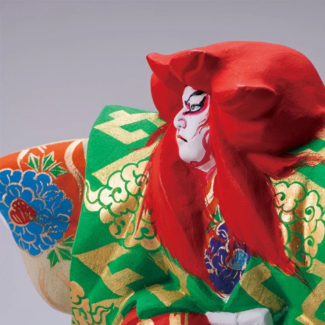 川崎修一 博多人形『連獅子』 | 東京書芸館公式通販ウェブサイト 