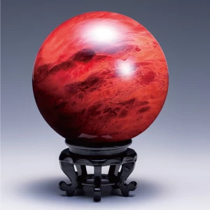 吉祥大珠『赤水晶』直径15cm
