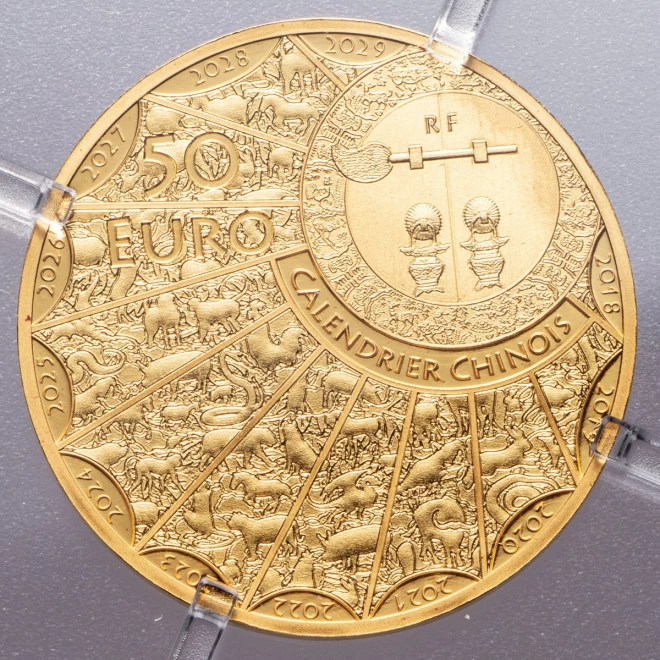 フランス『卯年記念50ユーロプルーフ金貨』